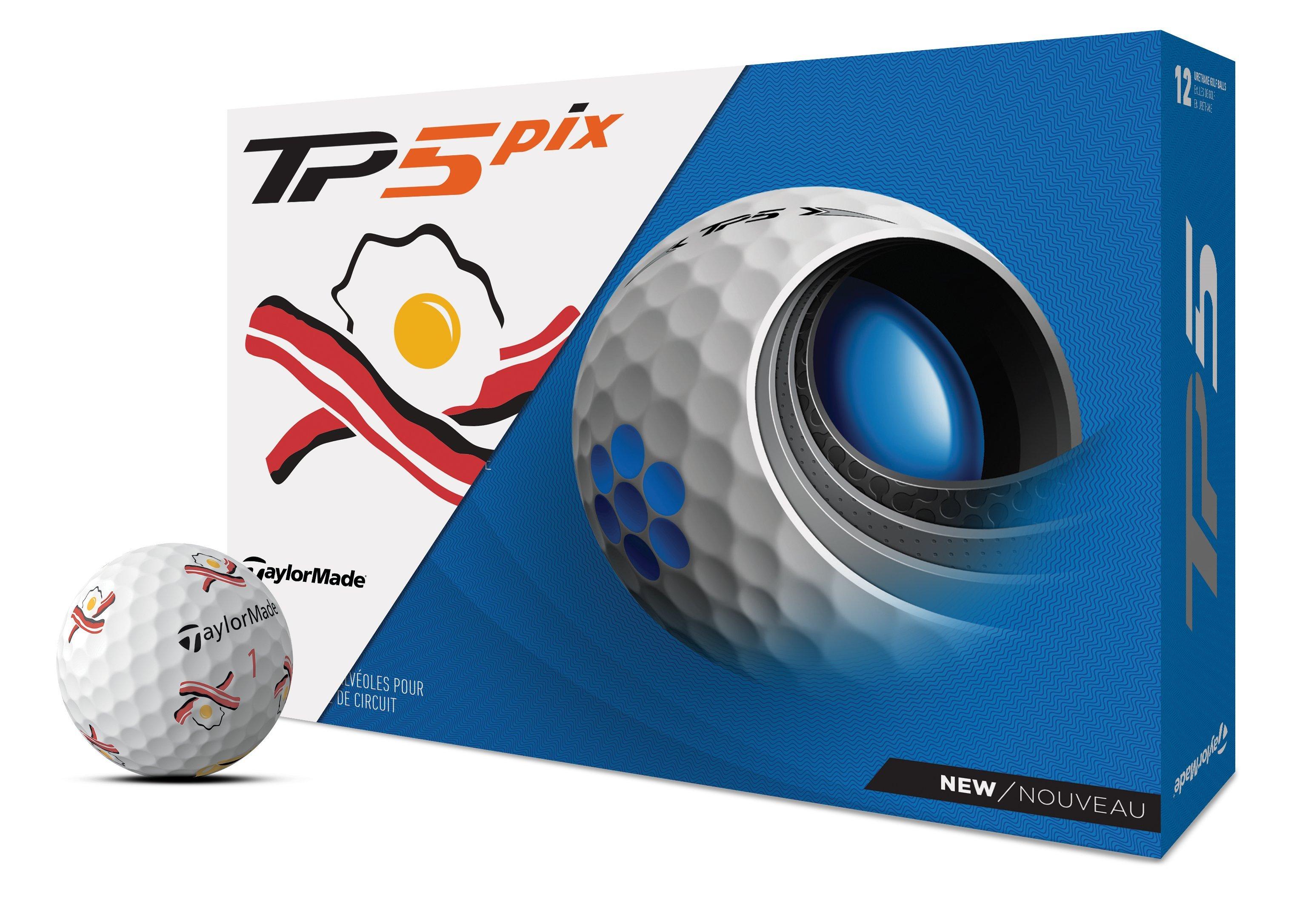 TaylorMade - egg TP5 MySymbol Golf Balls - Bacon & Eggs | TAYLORMADE | Golf